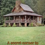 A tranquil and serene peaceful corner in nature with blooming flowers and lush greenery.