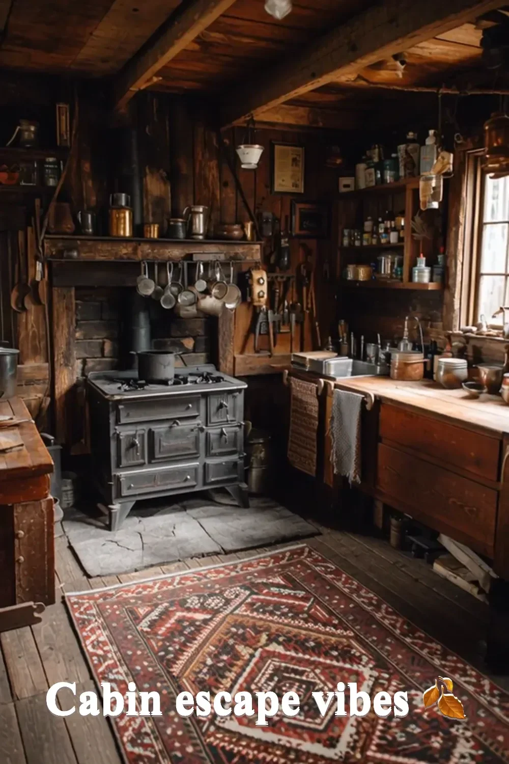 Cozy cabin escape surrounded by autumn foliage and serene nature.