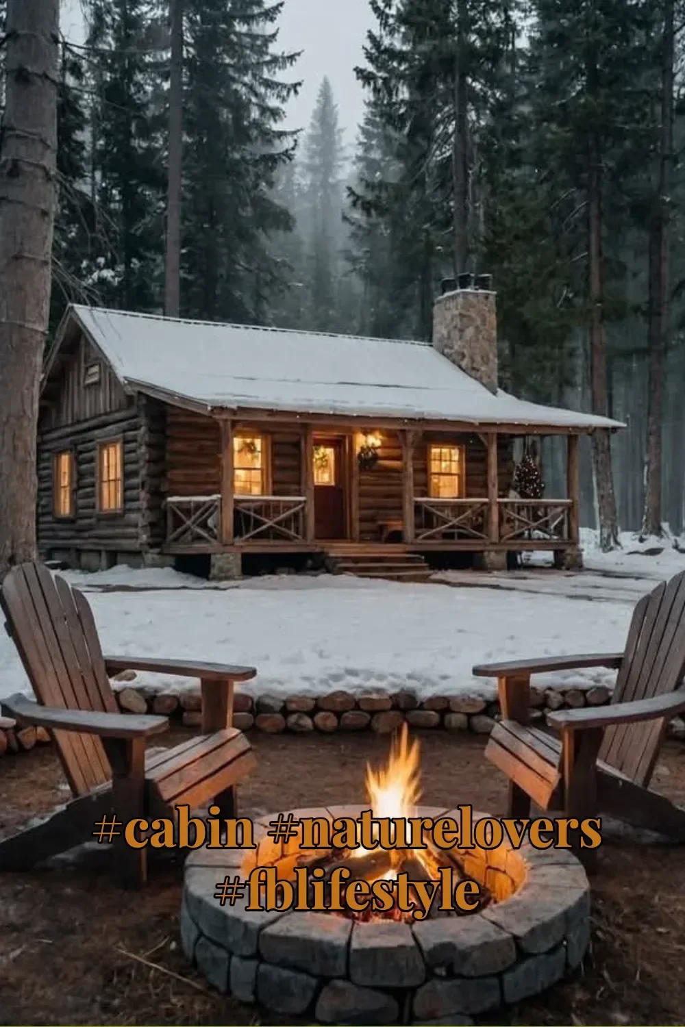 Cozy cabin surrounded by nature, perfect for nature lovers and outdoor enthusiasts.