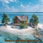 Cozy nature cabins nestled in the forest for a peaceful getaway.