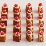 Delicious Raspberry Napoleon dessert with layers of pastry and fresh raspberries