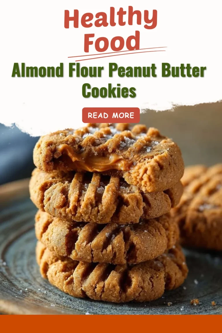Almond flour peanut butter cookies fresh out of the oven on a plate.