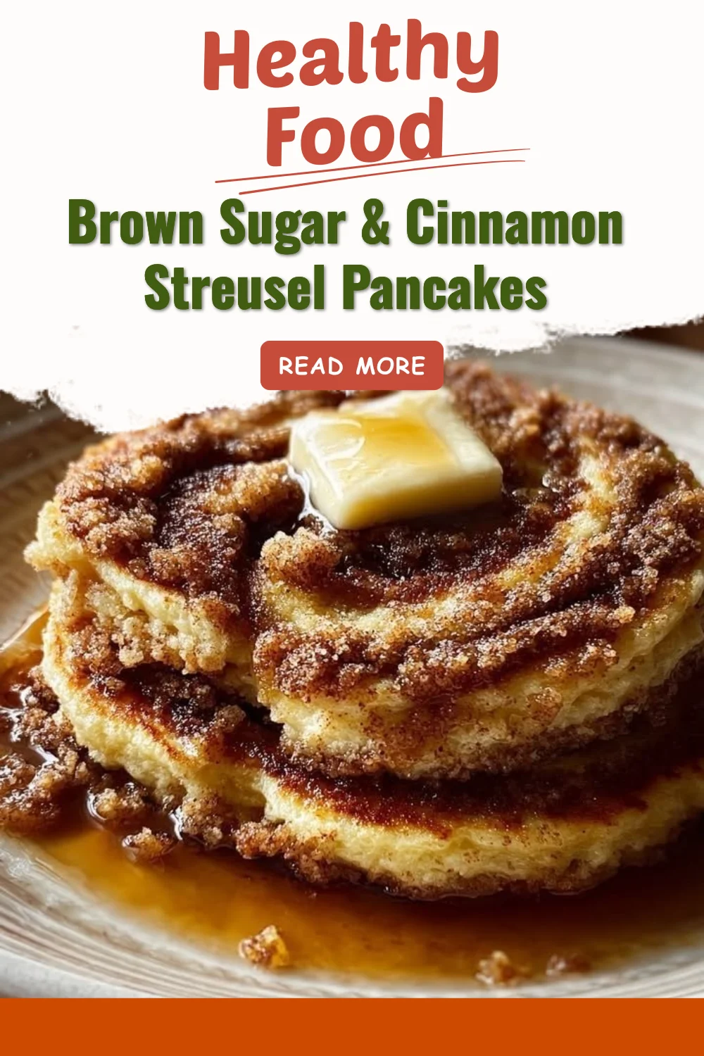 Brown Sugar & Cinnamon Streusel Pancakes