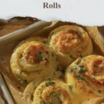 Delicious buttery cheese garlic rolls fresh out of the oven