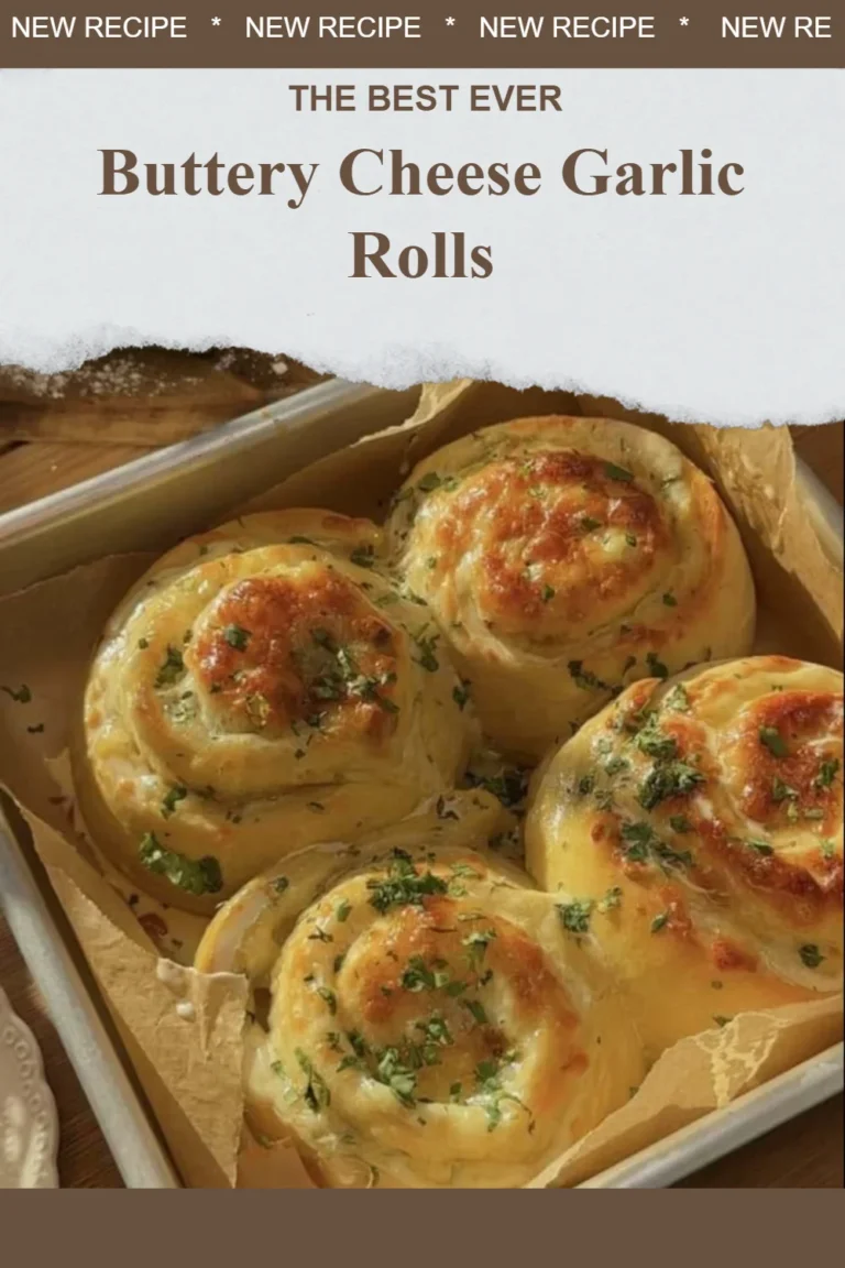 Delicious buttery cheese garlic rolls fresh out of the oven