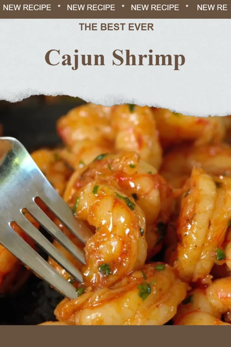 Delicious Cajun shrimp served with vibrant spices and herbs