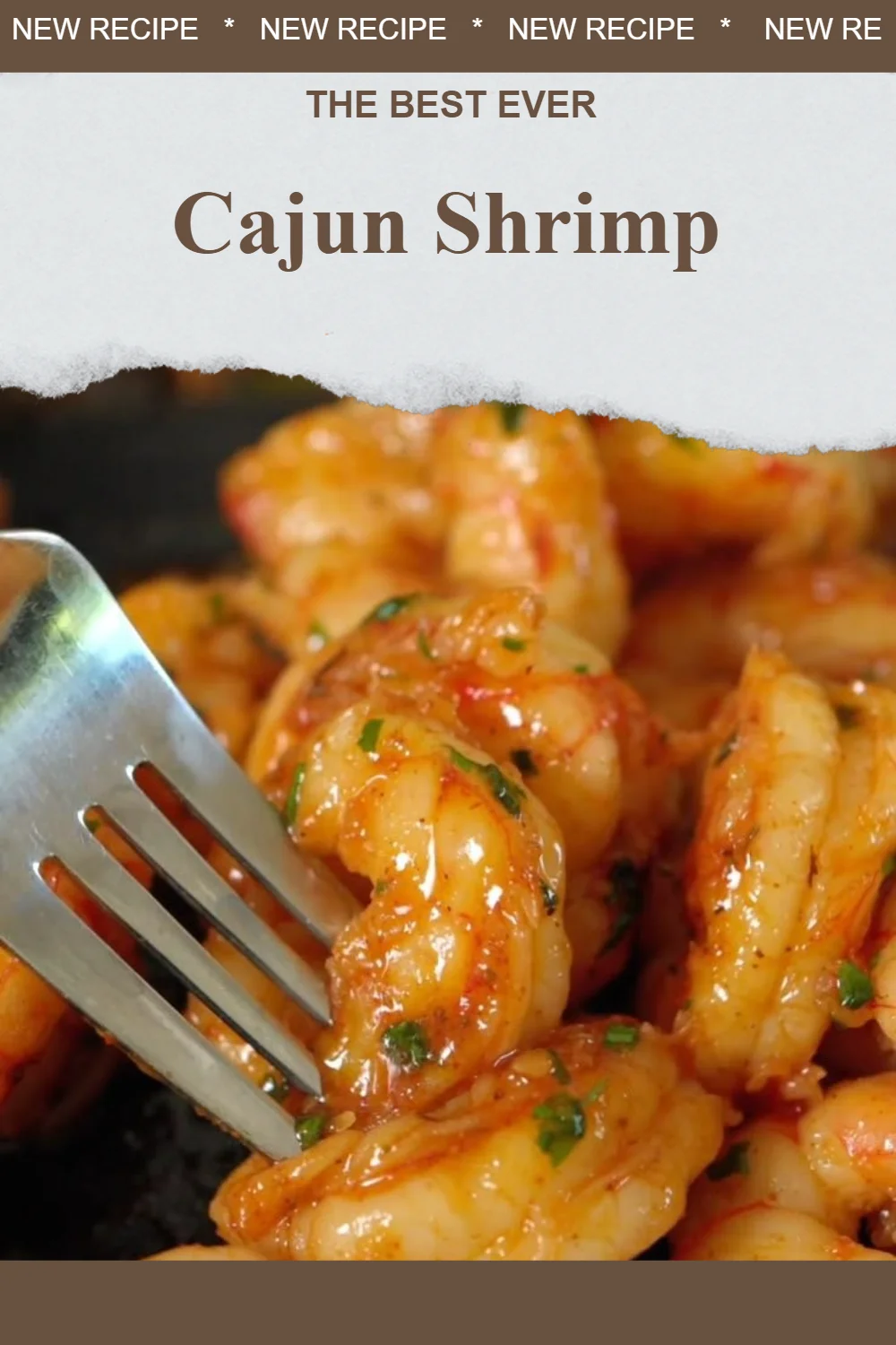 Delicious Cajun shrimp served with vibrant spices and herbs