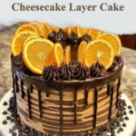 Tropical Mango Pineapple Cheesecake Cake
