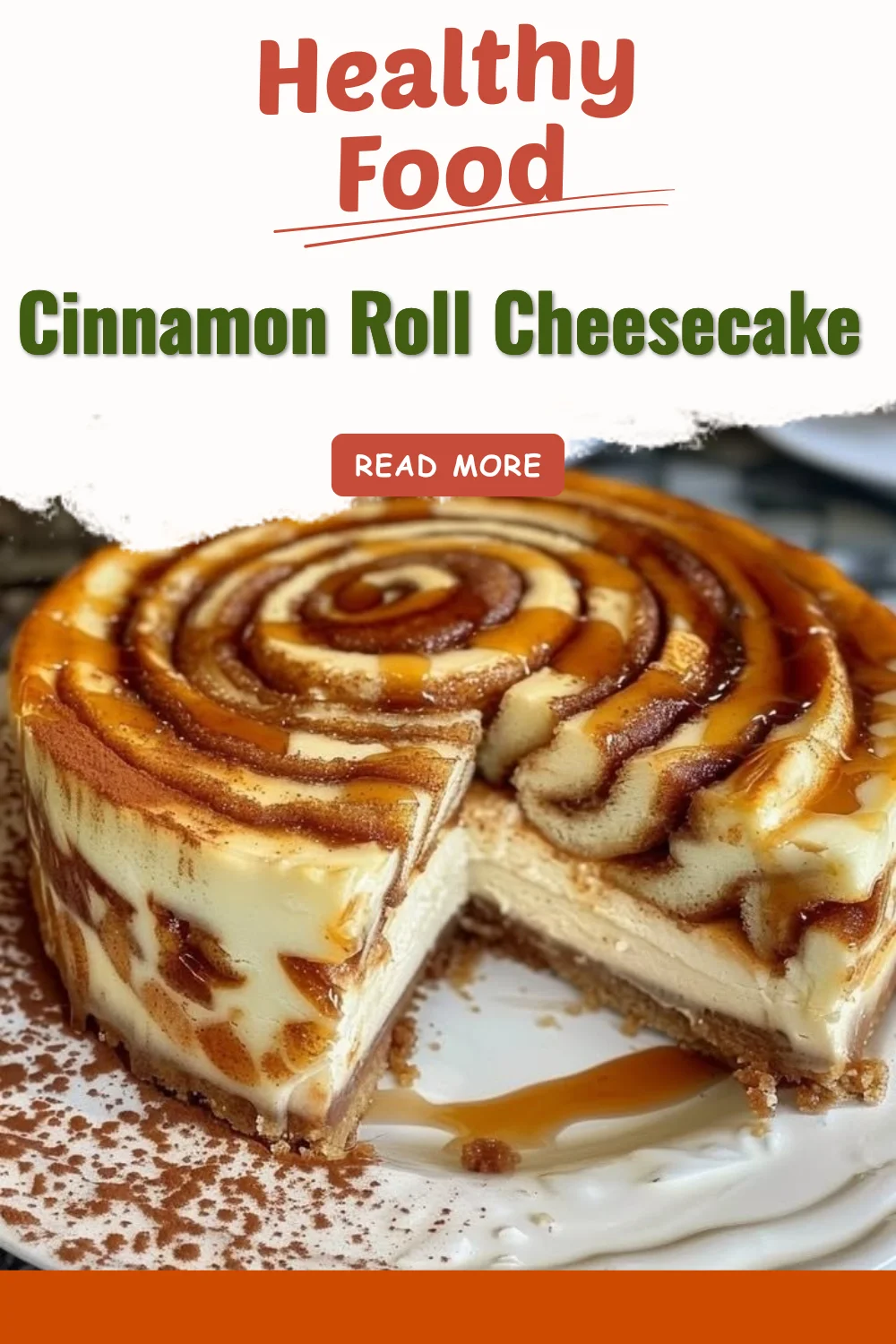 Cinnamon Roll Cheesecake