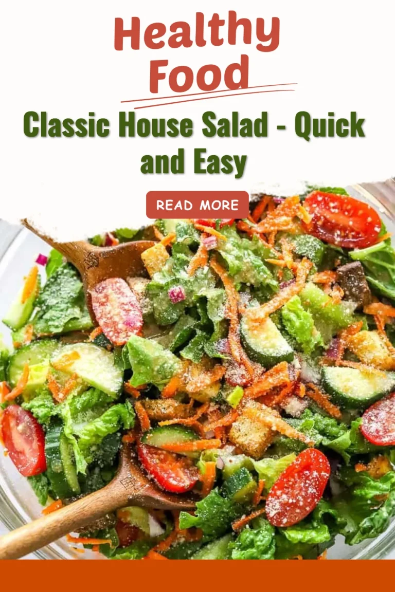 A fresh classic house salad with vibrant greens and colorful veggies