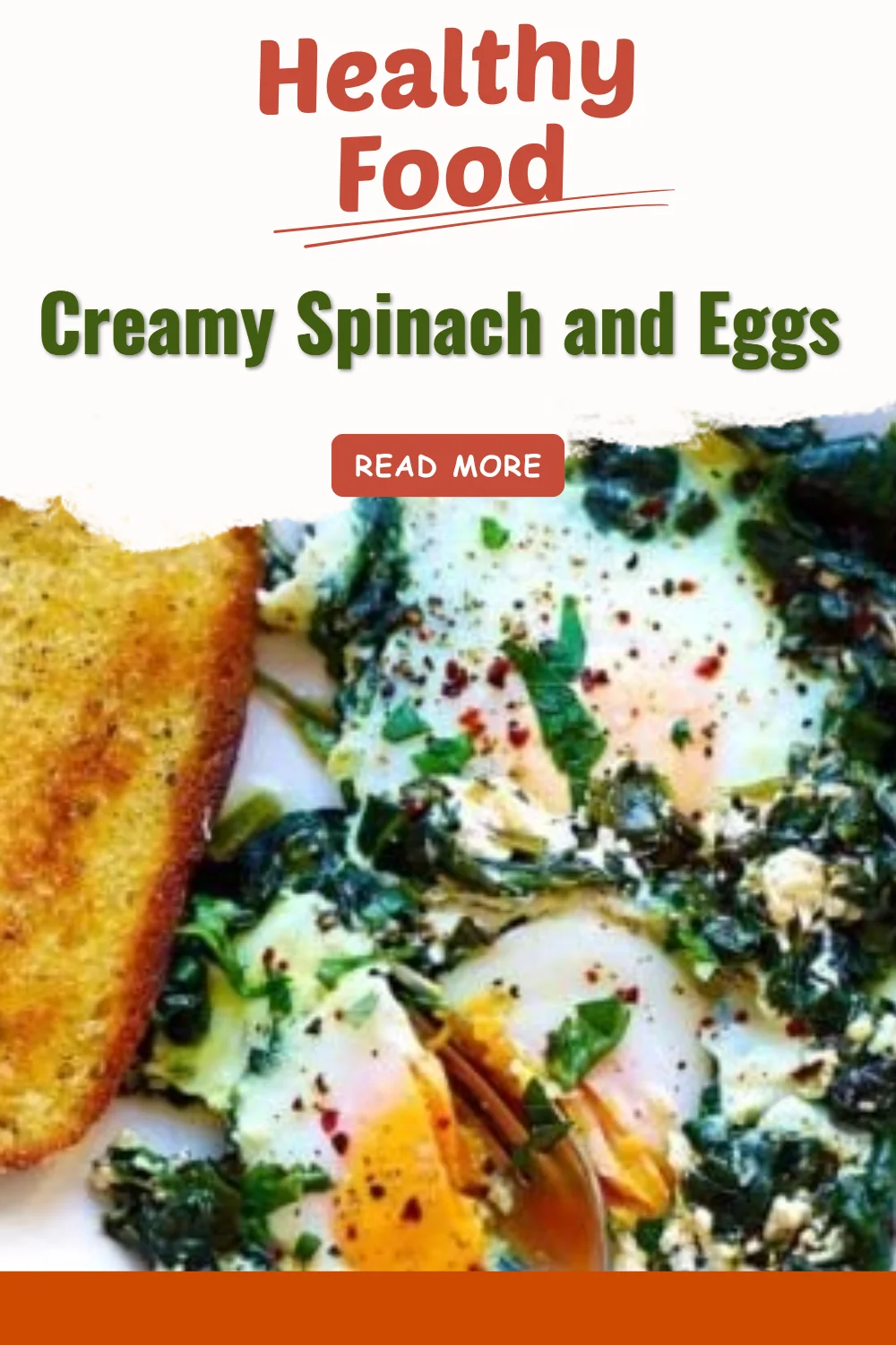 Creamy spinach and eggs dish with a nutritious appeal
