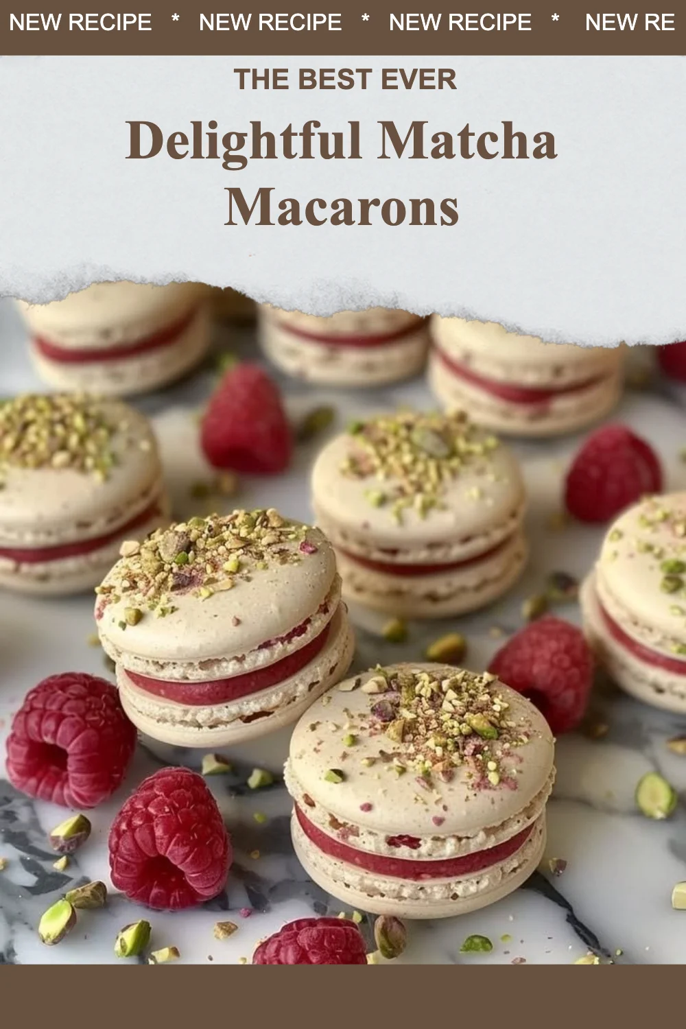 Delightful Matcha Macarons