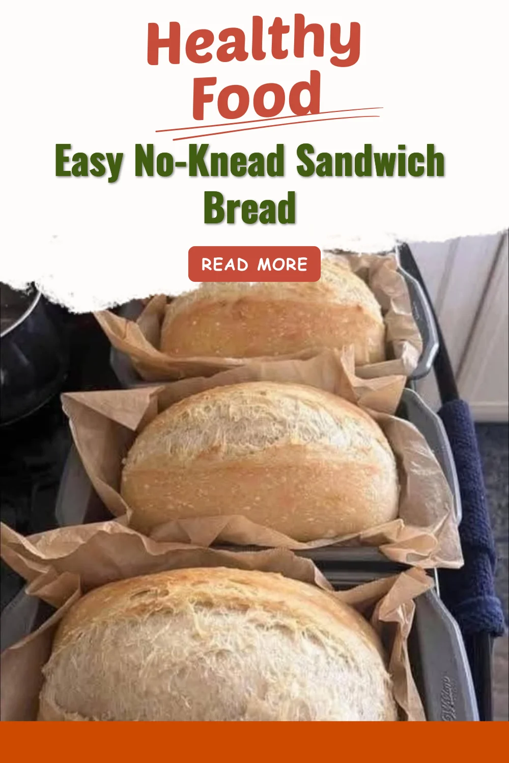 Easy No-Knead Sandwich Bread