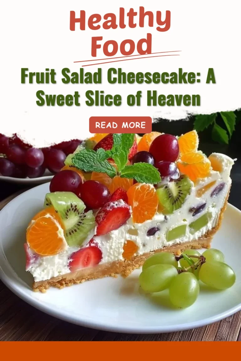 Delicious fruit salad cheesecake topped with colorful fresh fruit slices