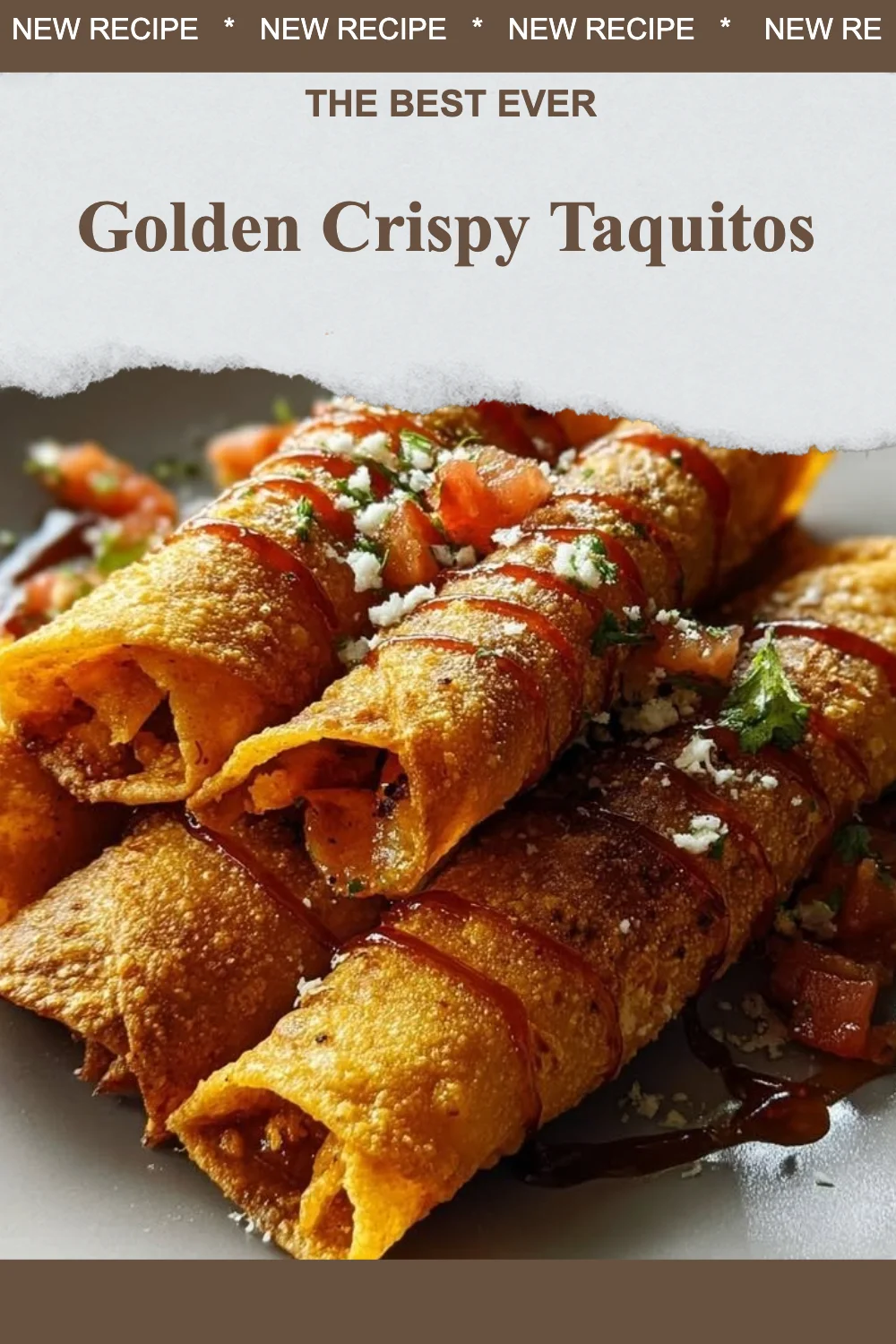 Golden Crispy Taquitos