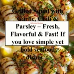 Grilled Calamari with Lemon and Cilantro