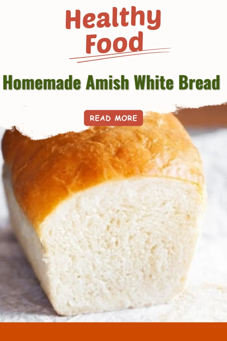 Freshly baked homemade Amish white bread on a wooden table