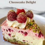 No Bake Banana Split Cheesecake