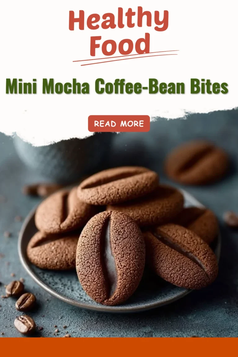 Delicious Mini Mocha Coffee-Bean Bites with rich coffee flavor