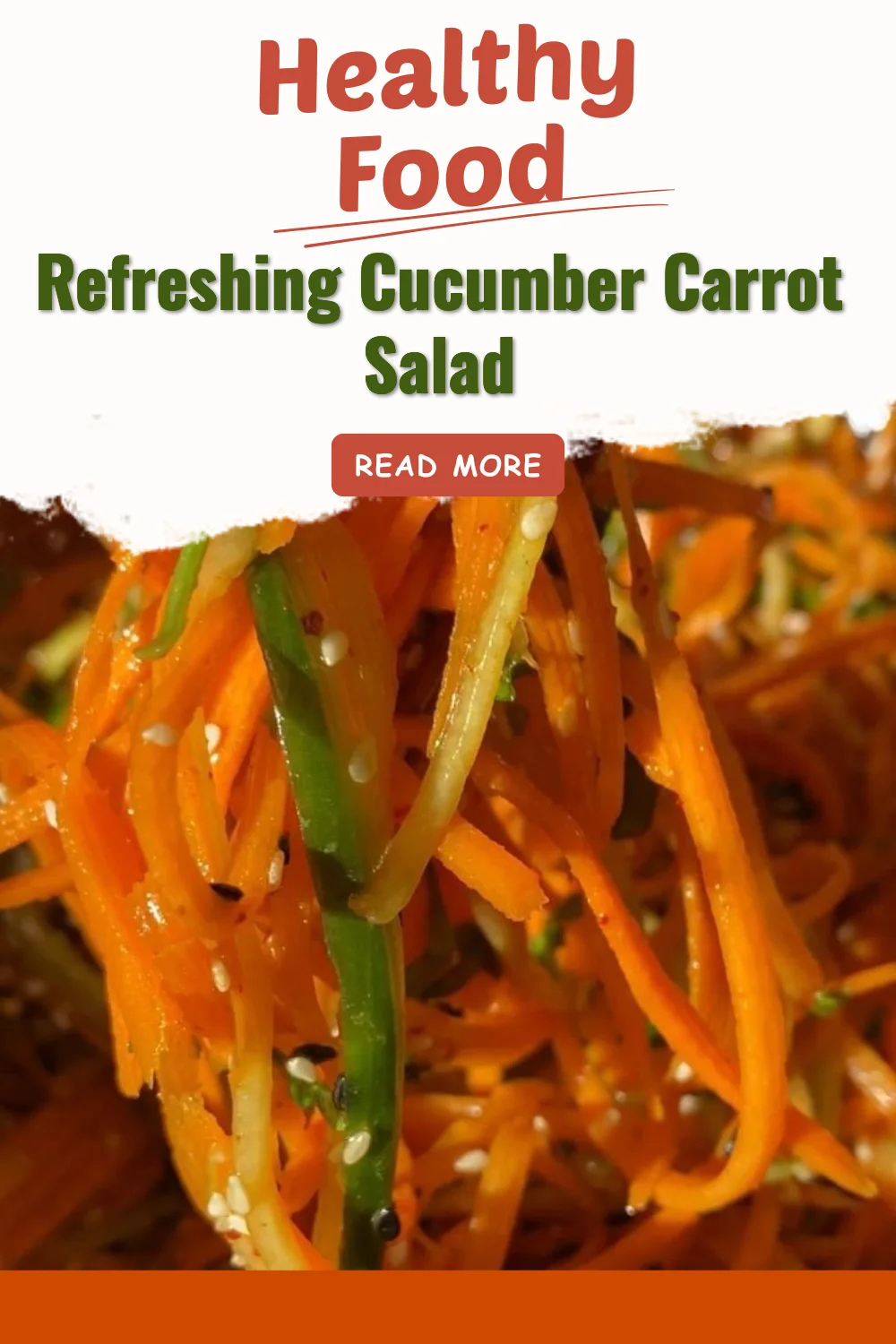 Refreshing Cucumber Carrot Salad