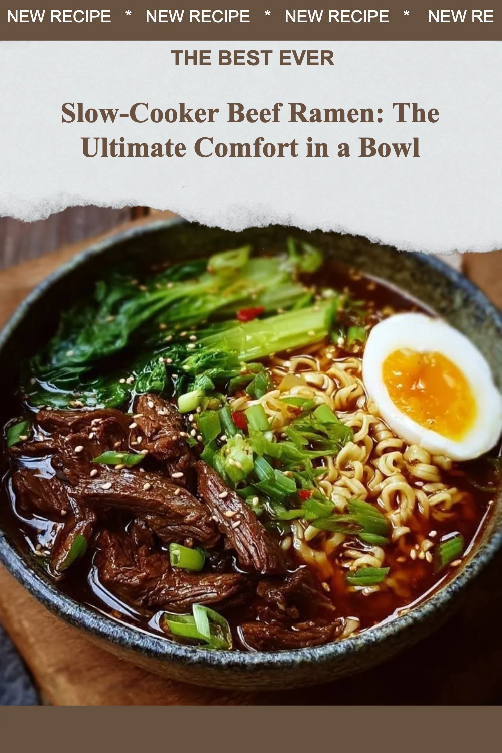 Slow-Cooker Beef Ramen: The Ultimate Comfort in a Bowl