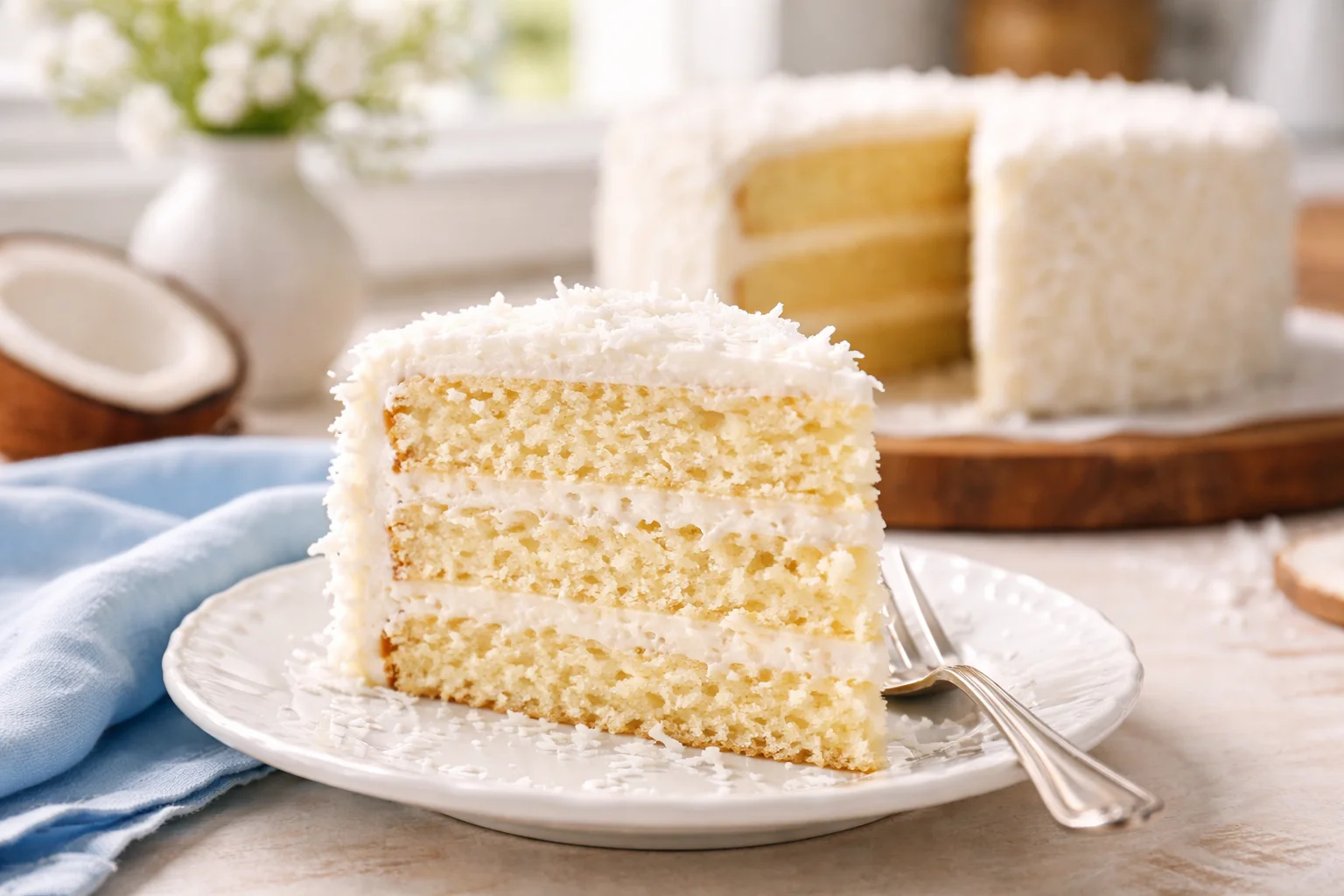 Coconut Cloud Cake
