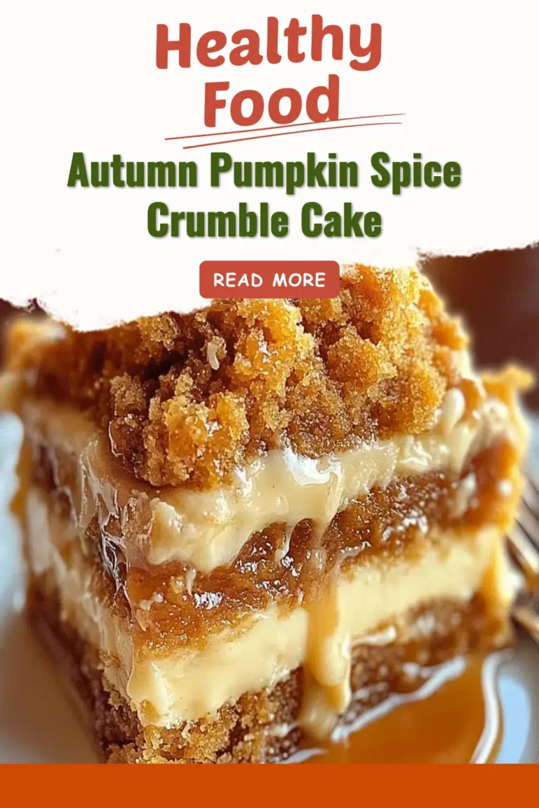 Autumn Pumpkin Spice Crumble Cake with a crunchy topping