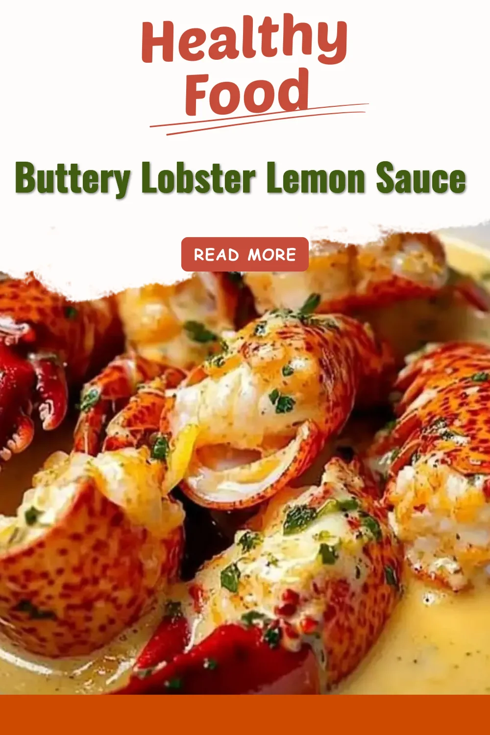 Delicious buttery lobster lemon sauce drizzled over succulent lobster tails