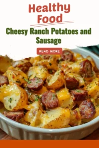 Delicious Cheesy Ranch Potatoes with Sausage, perfect for any meal.