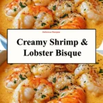 Blackened Salmon with Creamy Garlic Spinach and Shrimp