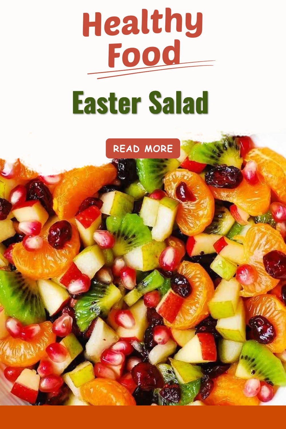 Colorful Easter Salad with fresh vegetables and festive toppings