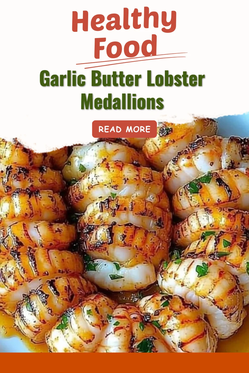 Delicious Garlic Butter Lobster Medallions plated elegantly for a gourmet meal.