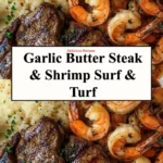 Cajun Salmon & Garlic Butter Shrimp with Roasted Broccoli