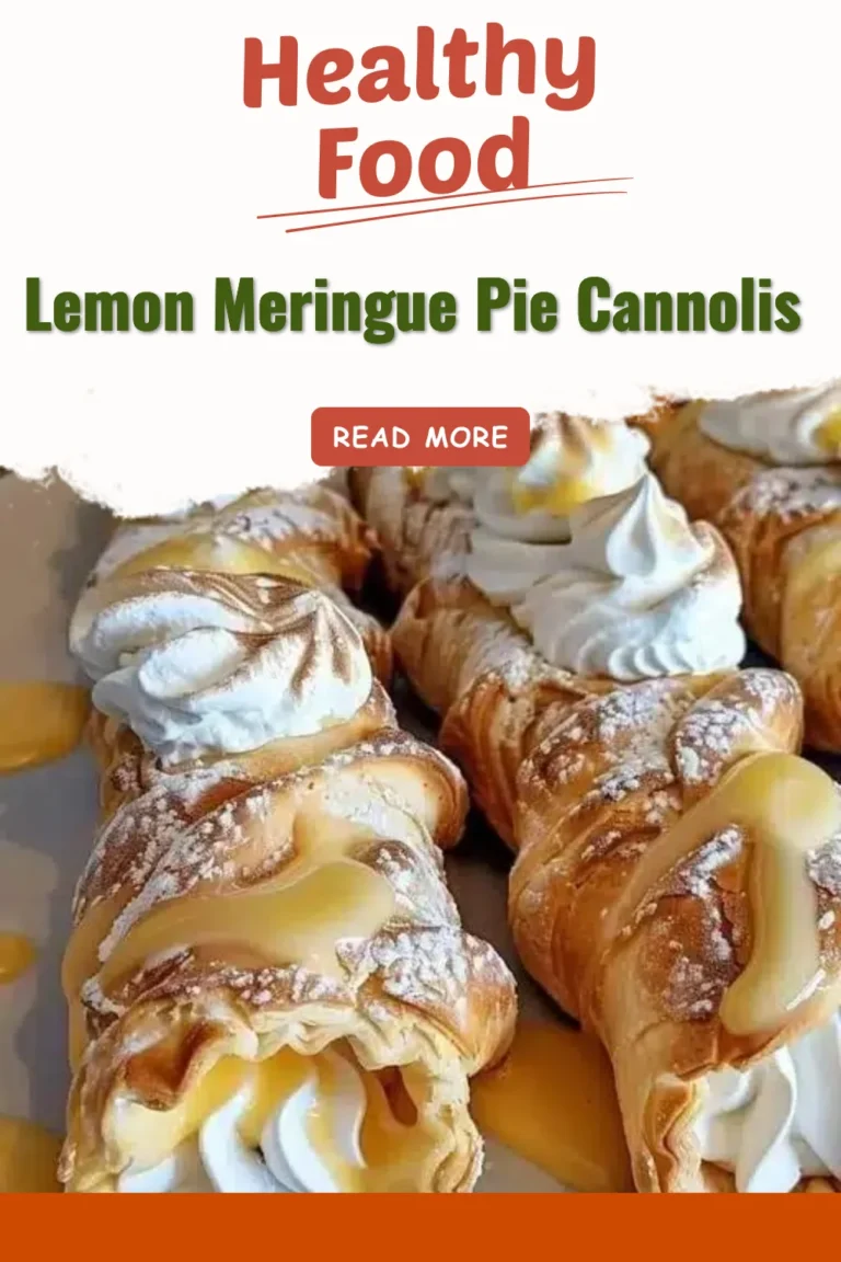 Lemon Meringue Pie Cannolis topped with fluffy meringue and lemon zest.