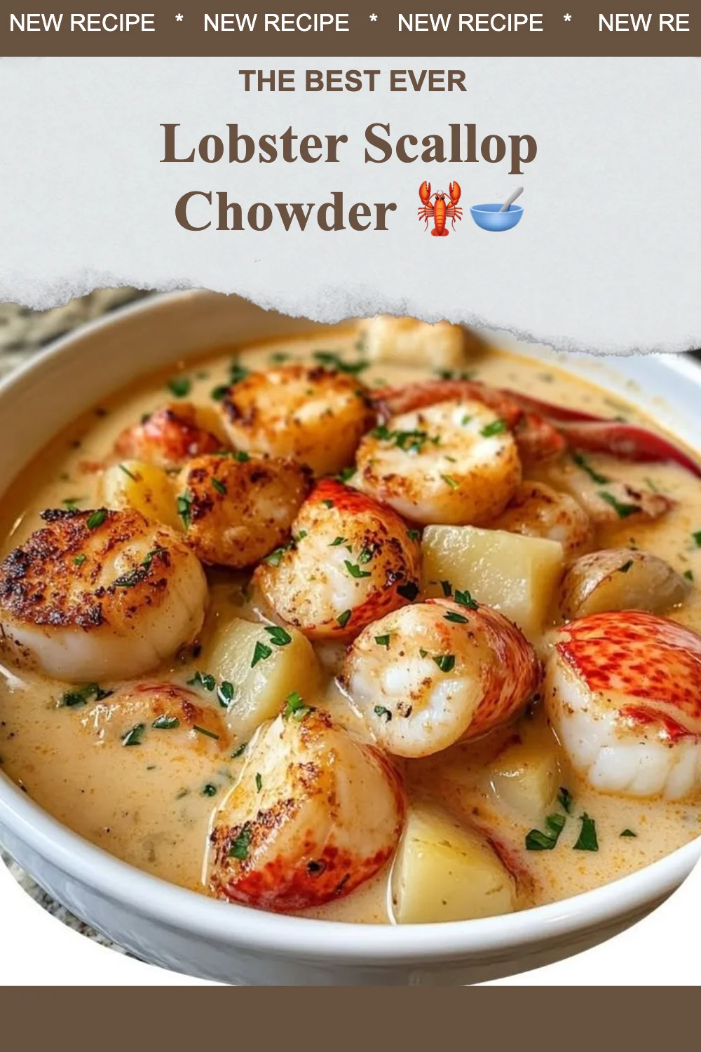 Lobster Scallop Chowder 🦞🥣