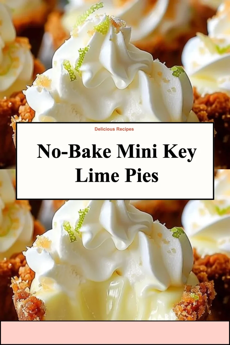 No-bake mini key lime pies served on a plate with lime slices