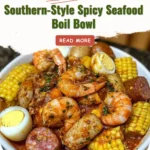 Spicy Seafood Stew with Toasted Bread