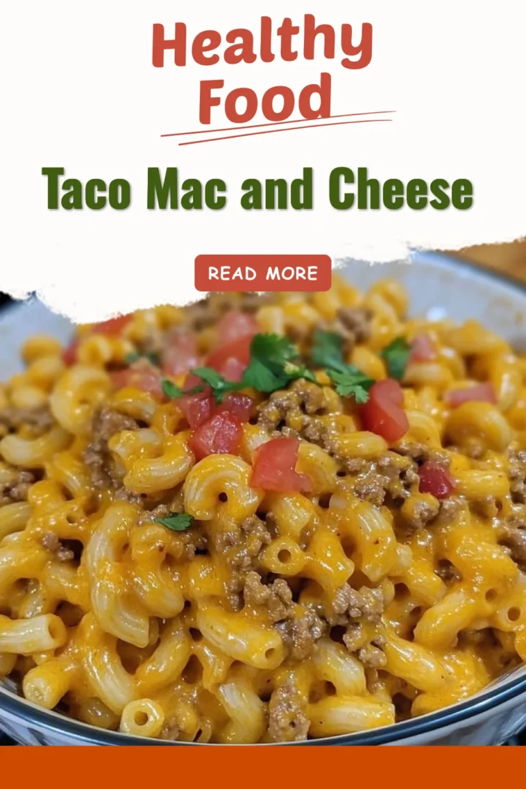 Creamy Taco Mac and Cheese topped with tortilla chips and spices