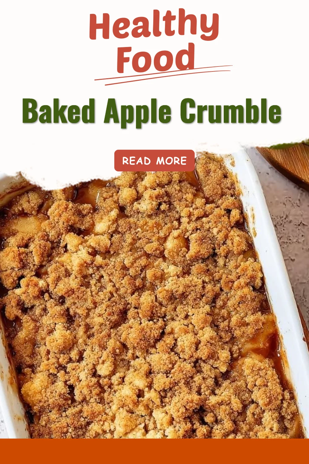 Baked Apple Crumble