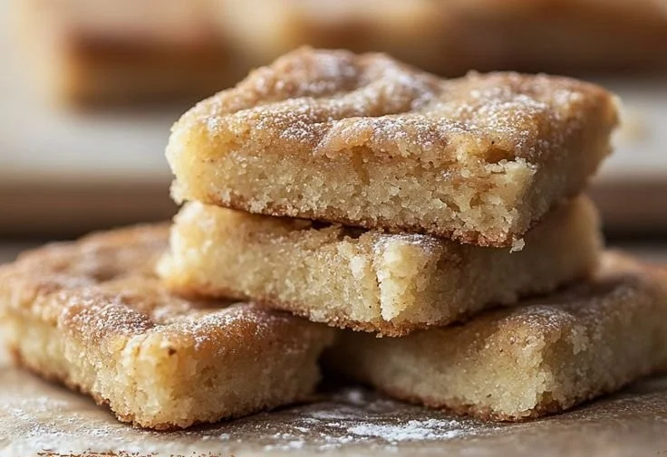 Cinnamon Sugar Blondies