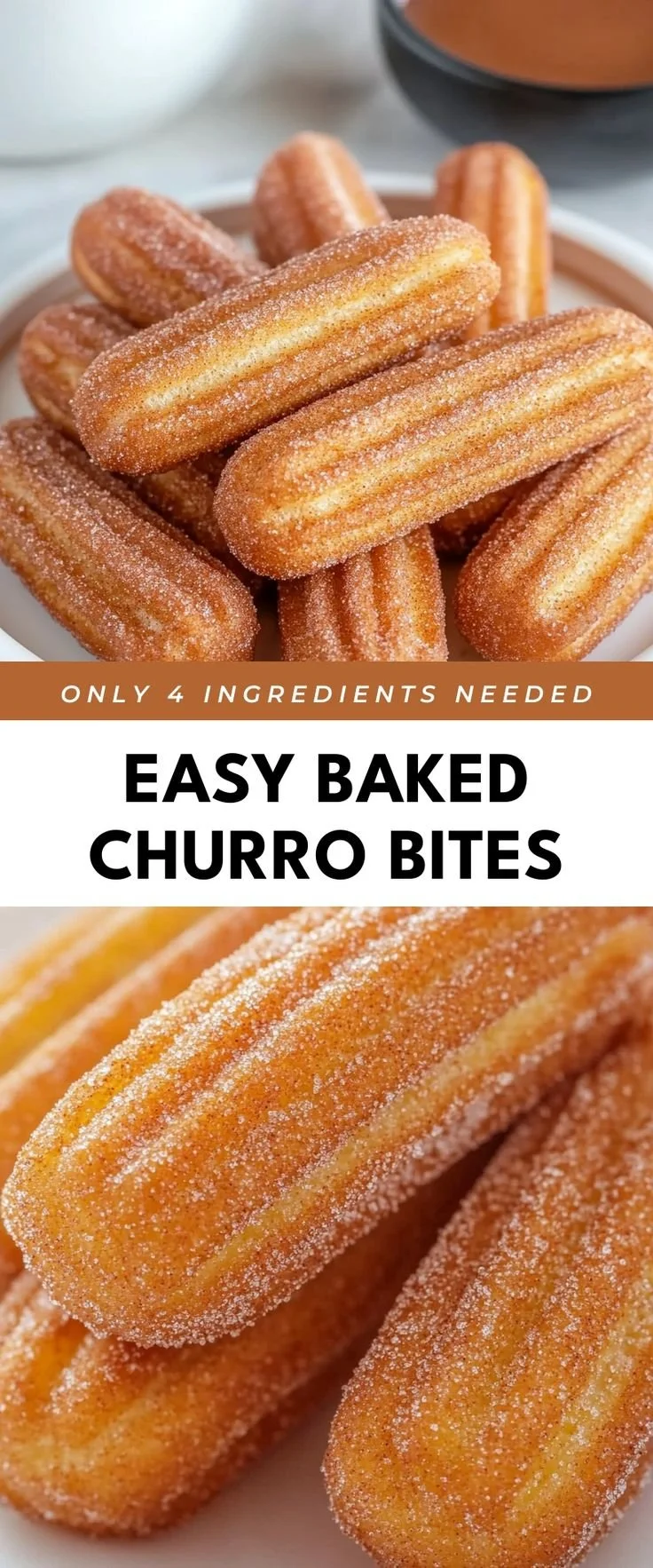 Healthy Baked Churro Bites