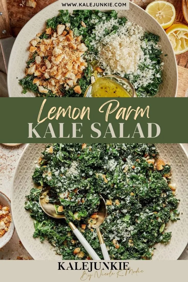 Lemon Parmesan Kale Salad