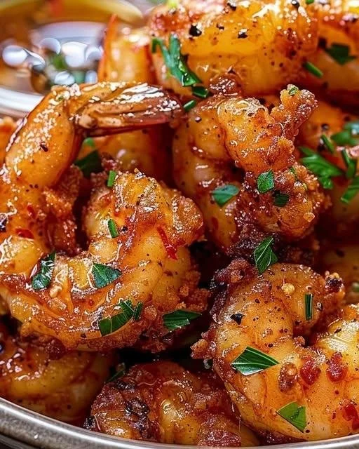 Crispy Honey-Glazed Prawns