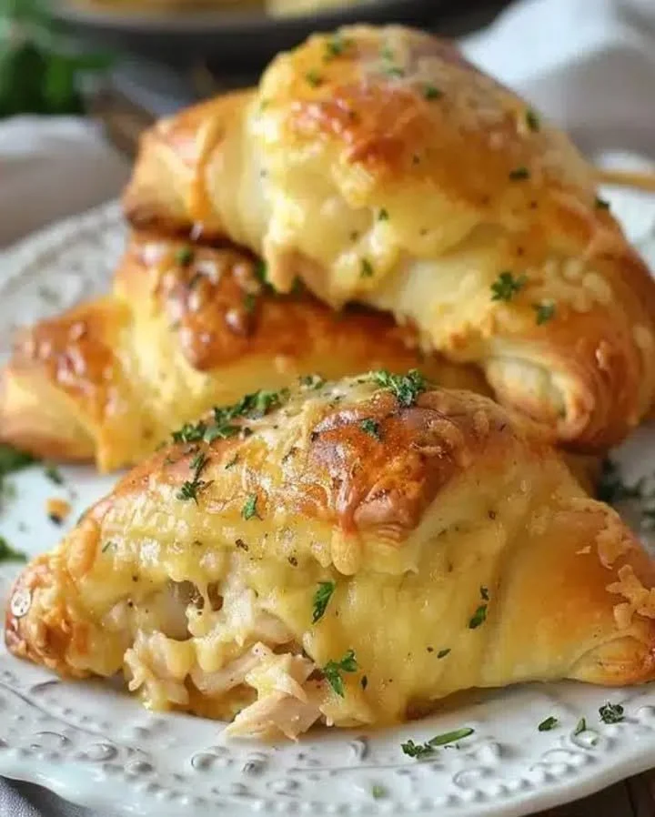 Delicious Chicken Stuffed Croissant Rolls