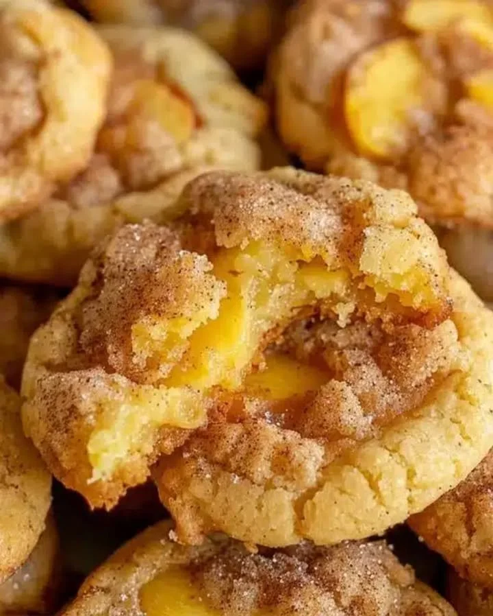 Irresistible Peach Cobbler Biscuits