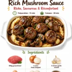 Creamy Garlic Mushroom Chicken Thighs
