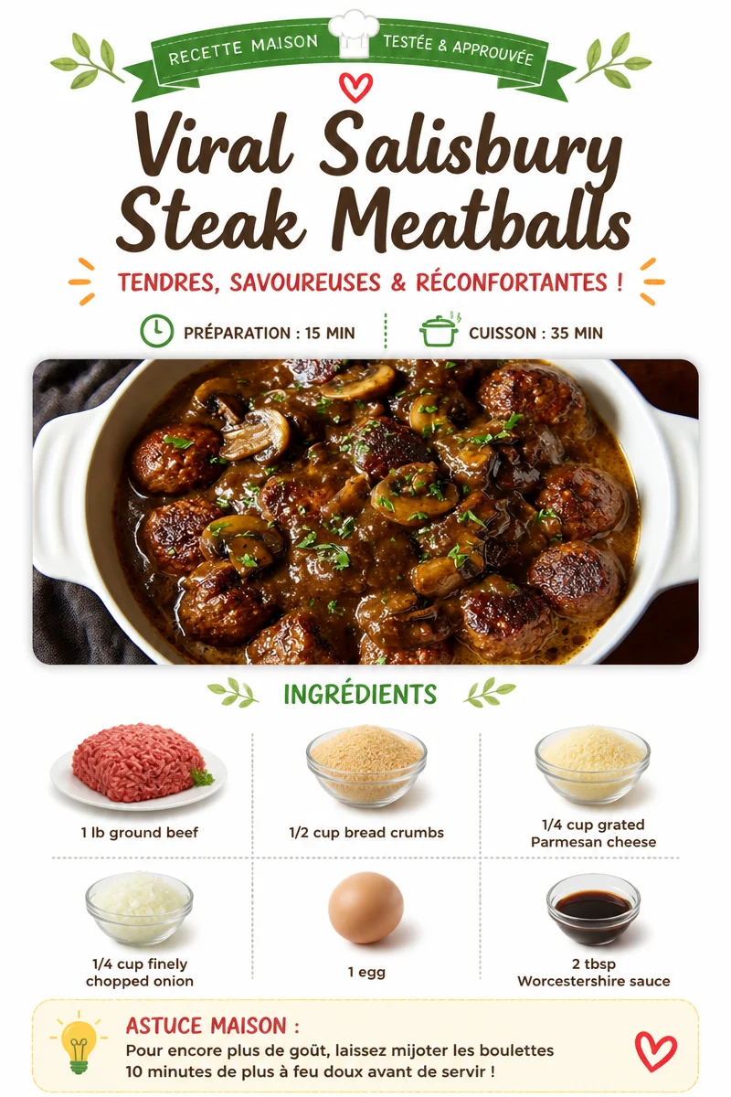 Viral Salisbury Steak Meatballs