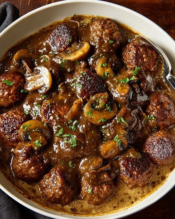 Viral Salisbury Steak Meatballs