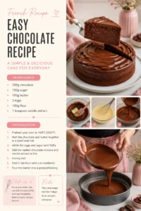 Easy chocolate recipe for homemade chocolate treats