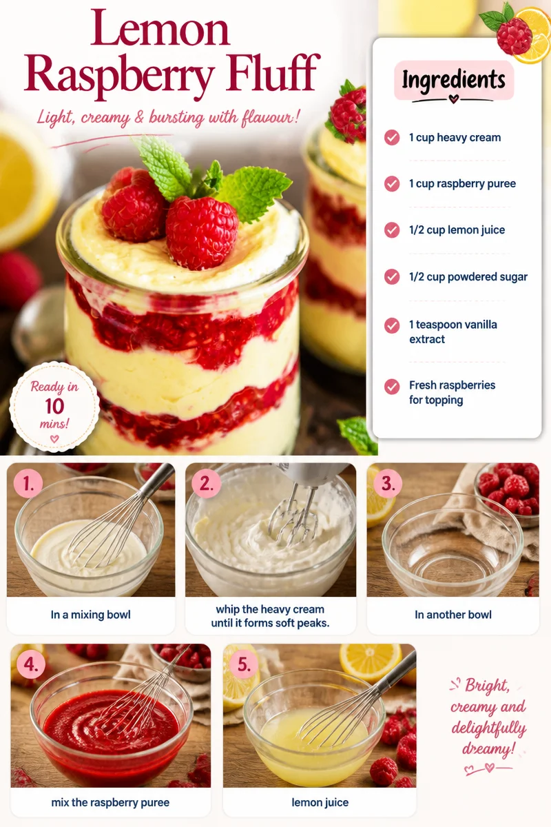 Lemon Raspberry Fluff